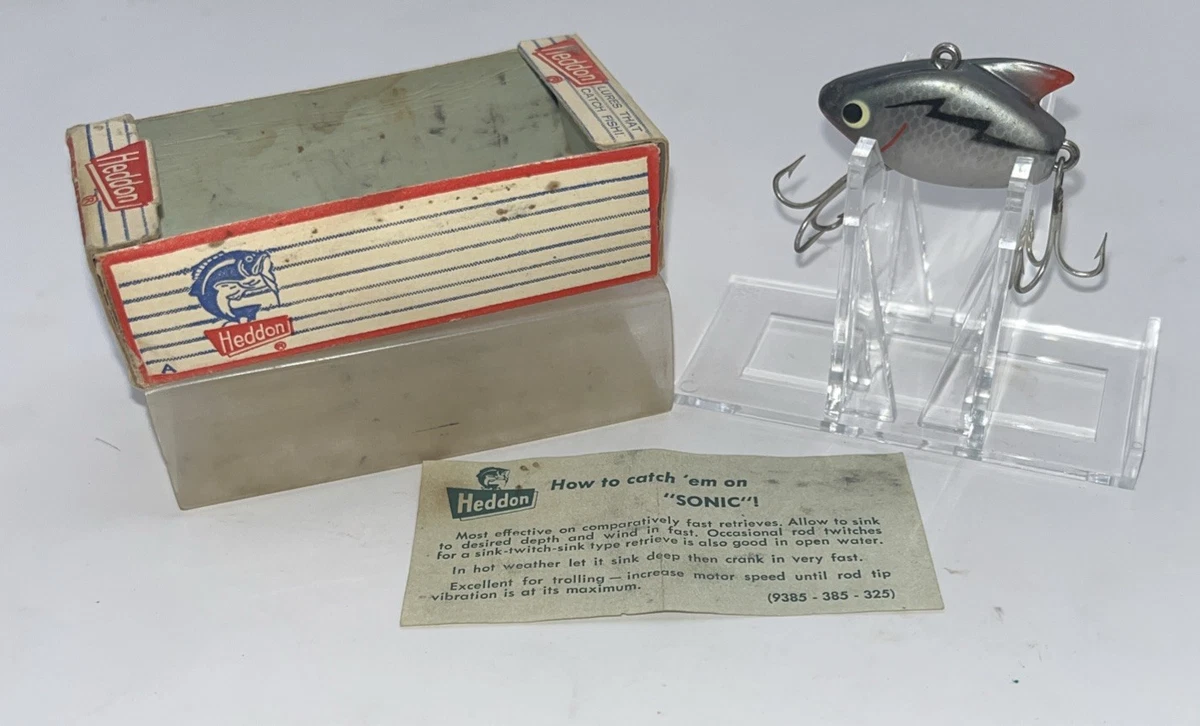 Heddon Plastic Vintage Fishing Lures Box Insert Included | eBay