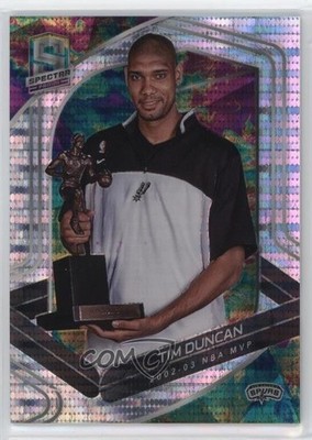2019 Spectra Spectracular Performances Celestial Prizm 19/99 Tim Duncan HOF 0u02