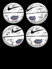 2025/26 FLORIDA GATORS Team Signed Autographed Basketball GOLDEN HAUGH CONDON