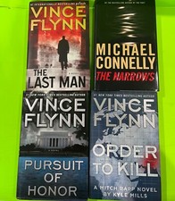 Lot of 4 Hardcovers: Vince Lynn (3), Michael Connelly (1)/FSE