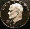 1978 S Eisenhower Dollar Cameo Proof - AN UNTOUCHED COIN San Francisco Eisenhower Dollar