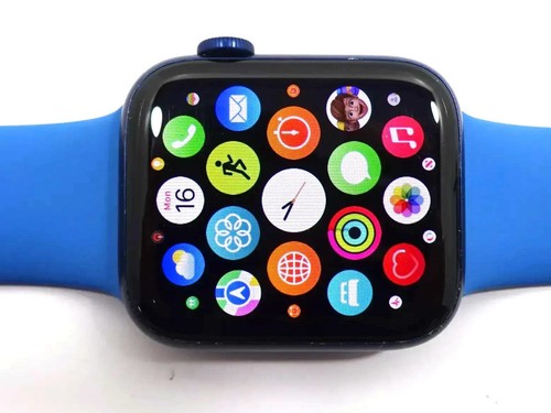 APPLE Watch Series 6 GPS LTE - 44MM Aluminum Case A2294 - Blue - Zdjęcie 2 z 5