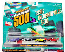 Vintage 1996 Micro Machines Indianapolis 500 Top Finishers 4 Indy Cars 74972
