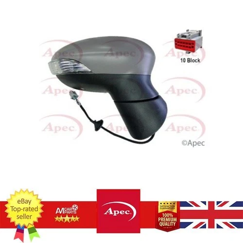 Brand New Exterior Mirror For Ford FIESTA 08-17 1531440 APEC AMR2018