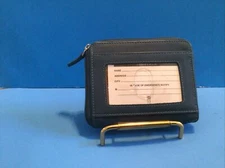 new ILI Genuine Leather wallet RFID Blocking #7859 blue jeans