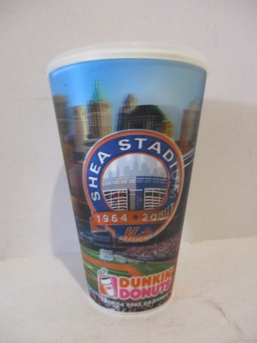 New York Mets Shea Stadium Final Season 2008 Dunkin Donuts Hologram Souvenir Cup - Picture 3 of 7