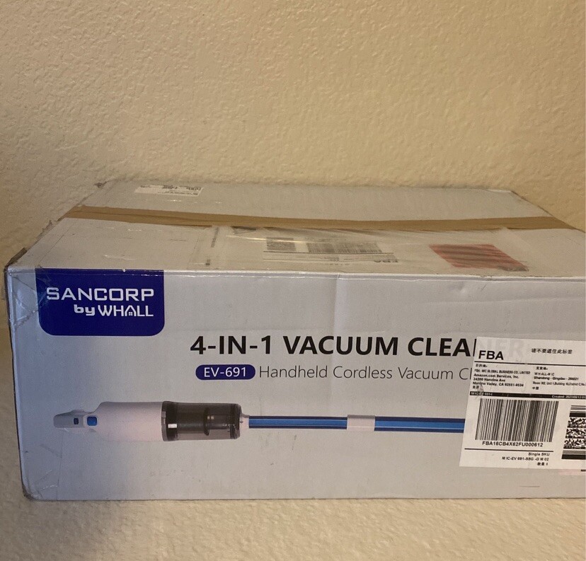 Sancorp by WHALL. Batterycyclone vacuum cleaner. EV691H. Red/black