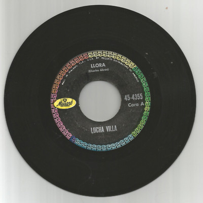 Llora & Abrazame by Lucha Villa 45 RPM
