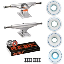 Independent Trucks Ricta SKATEBOARD 78a Clouds Wheels PACKAGE Bones Red Bearings