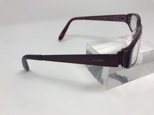 JAI KUDO EYEGLASSES 1142 1763 P10 52-16-135 Purple Flex Hinge L775 - Picture 2 of 12