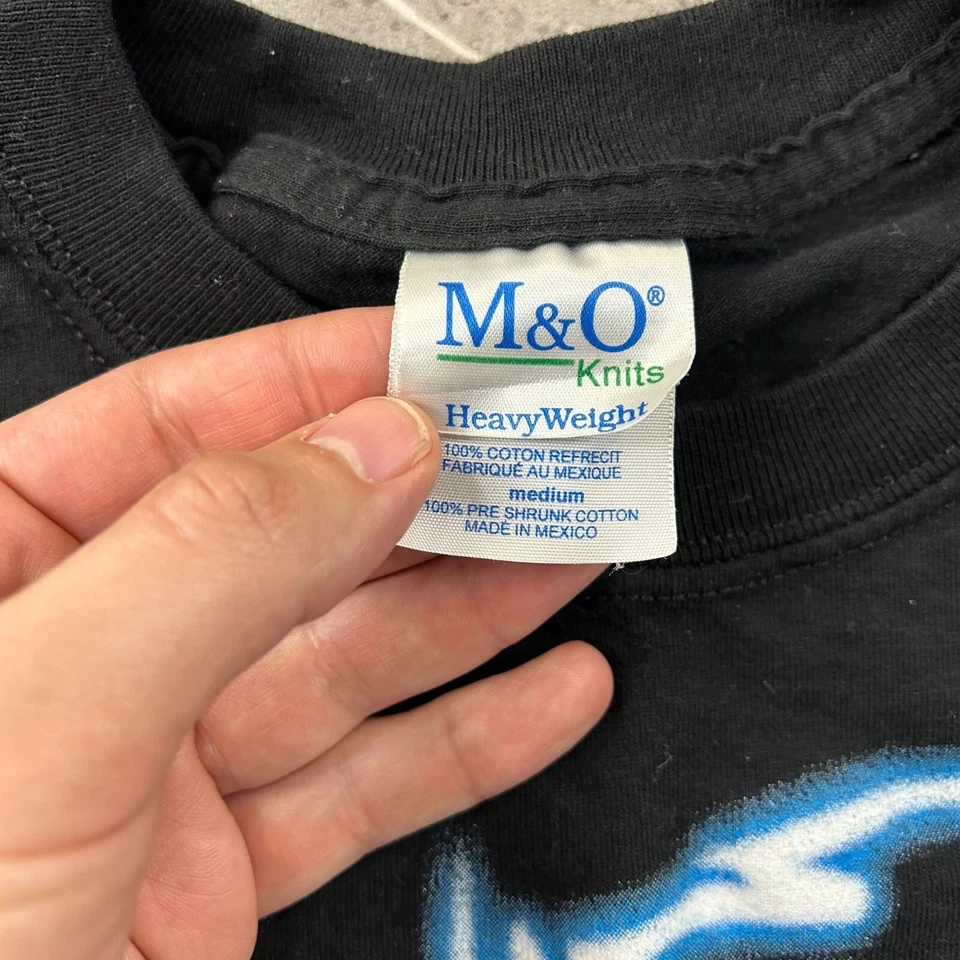 VINTAGE RYAN NEWMAN GRAPHIC TEE MENS MEDIUM LIGHTNING NASCAR ALL OVER PRINT AOP - Image 3 of 4