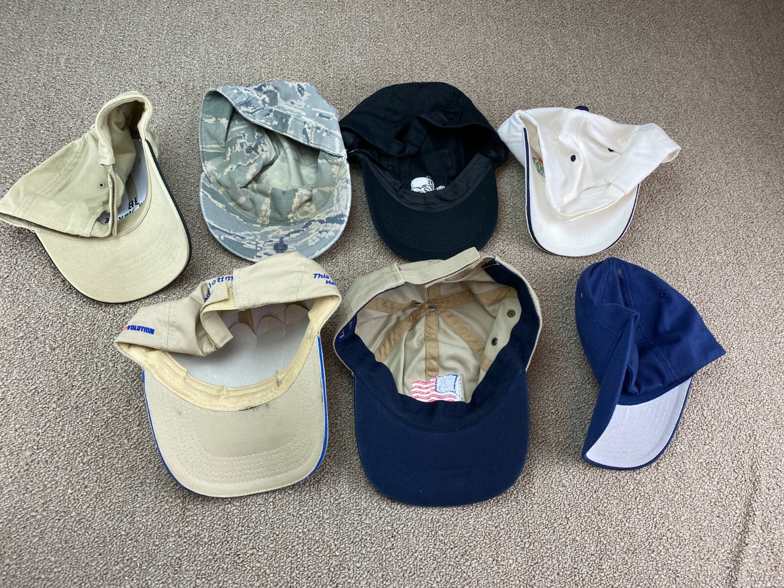 Assorted Hat Lot Strapback Cap Chevrolet Car Deal… - image 2