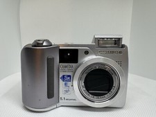 Olympus CAMEDIA C-5500 Sport Zoom 5.3 MP Digital Camera - Silver Cracked Screen