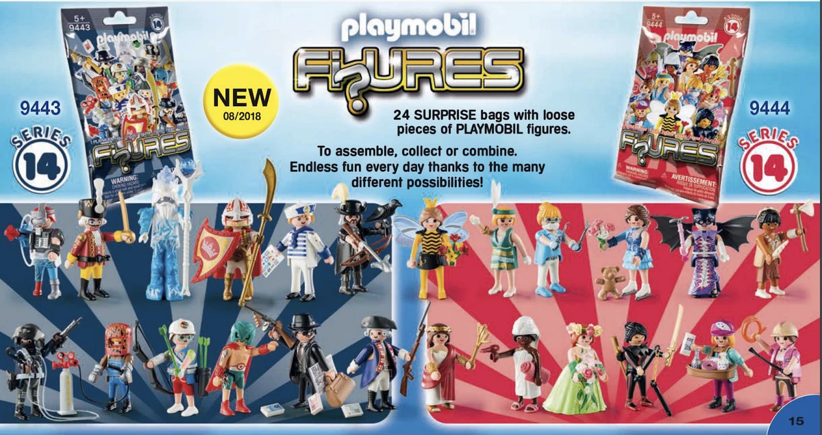 PLAYMOBIL 9443 9444 NUTRACKER MYSTERY FIGURES SERIE 14 NEW IN UNOPENED BAG