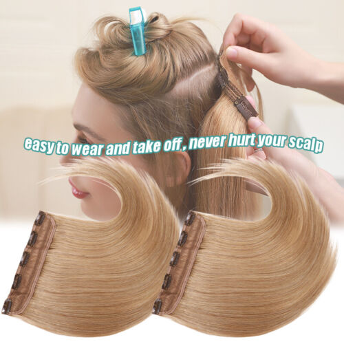 Extension Capelli Umani One Piece Clip In Remy 100% Mezza Testa Piena Balayage 100gr - Foto 3 di 43