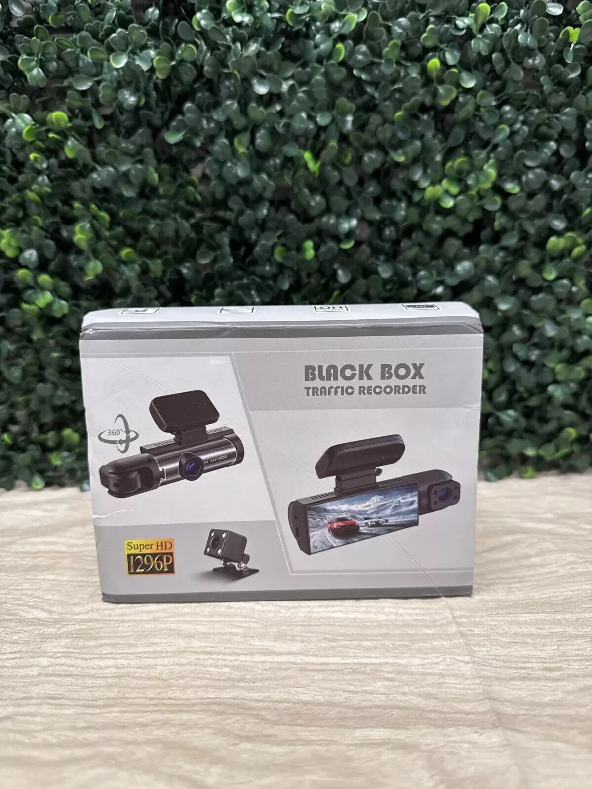 Black Box Dash Cam with Super HD 1296P Traffic Recording