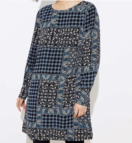 patchwork swing dress