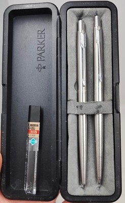 Parker Pen And Mechanical Pencil SET PL IIN 1987 1989 USA | eBay UK