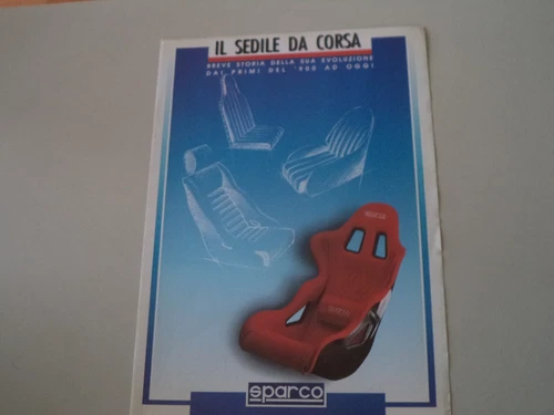 SPARCO THE RACING SEAT BROCHURE BROCHURE - VINTAGE EARLY 90s