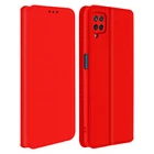 Samsung Galaxy A12 Cover Folio Case Wallet Function Stand Red