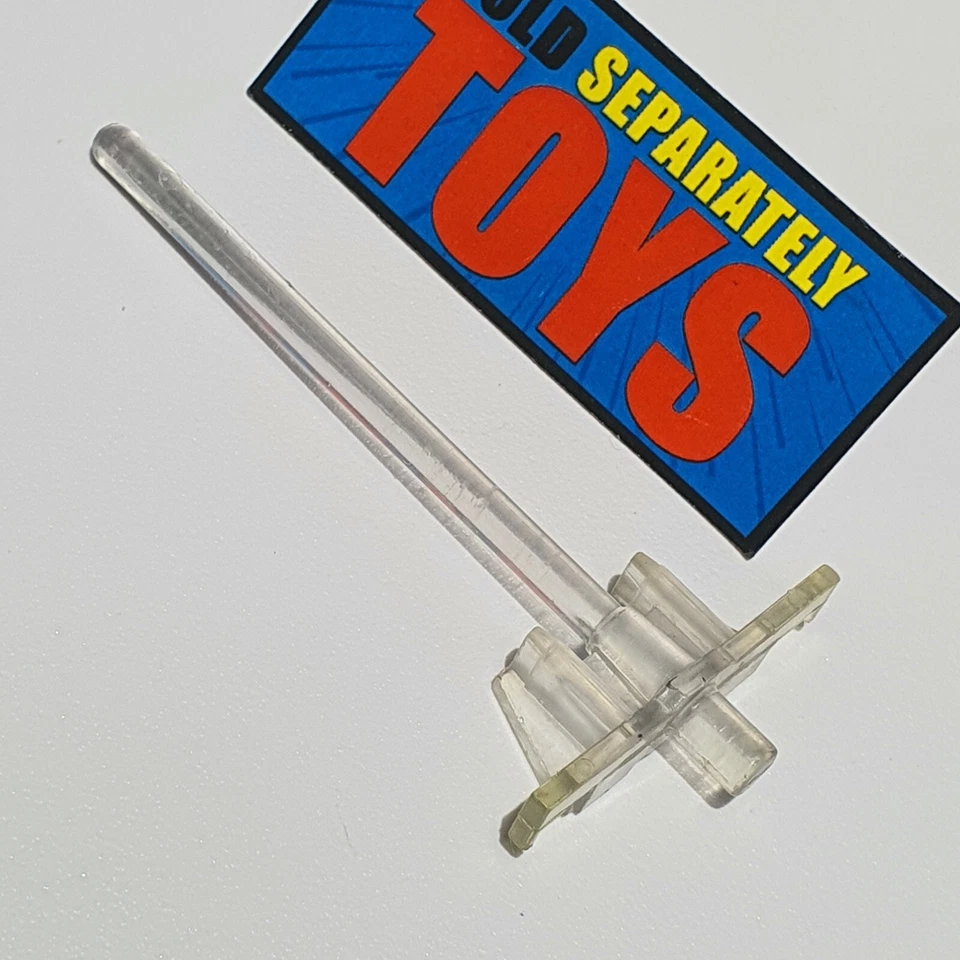 Vtg Transformers G2 Electro SWORD original Laser Rod clear weapon accessory part - Image 3 of 4