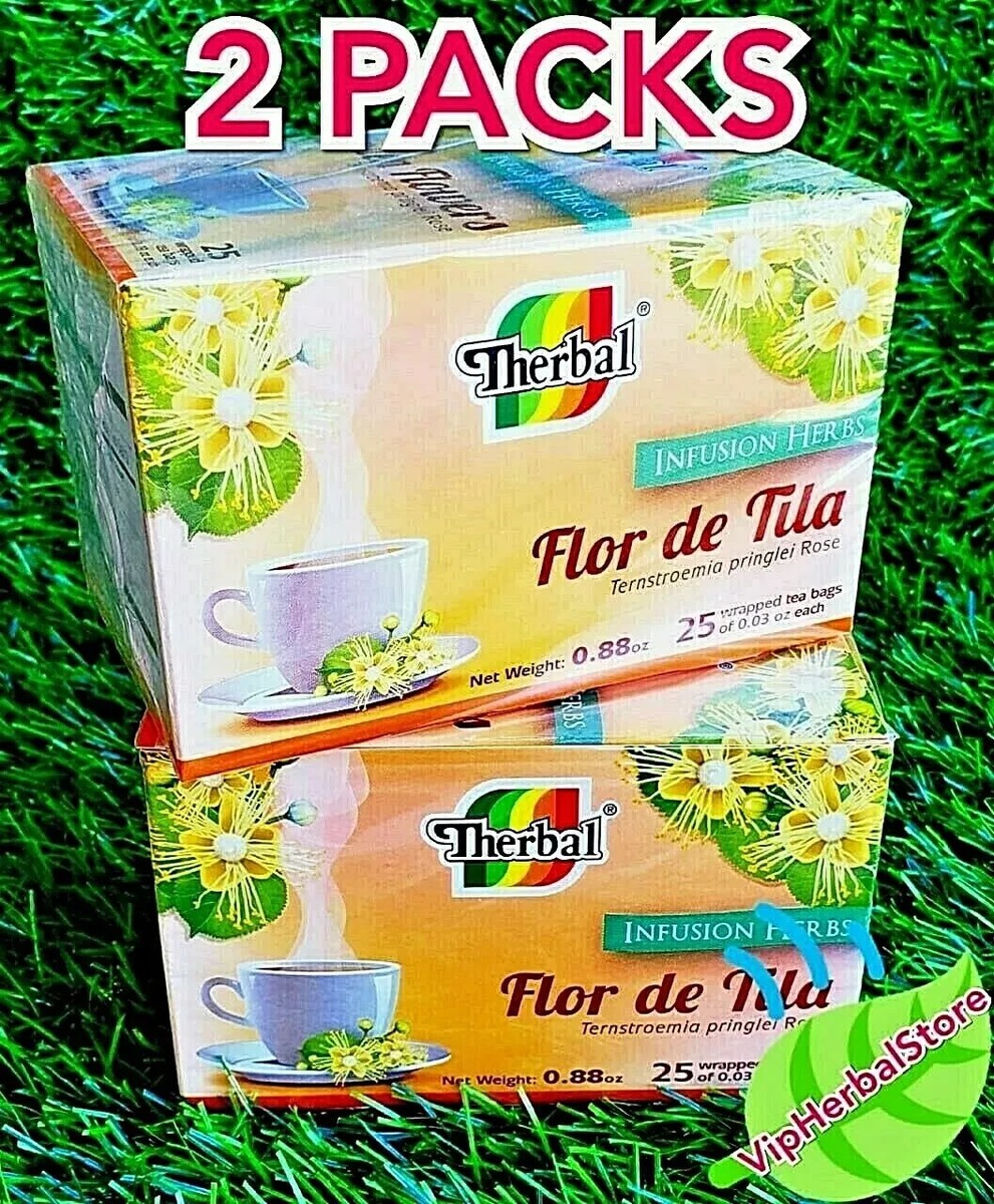 Te de Tila LINDEN FLOWERS TEA ✓ Tila Tea 25 Bags 0.03 oz each by Therbal Te de Tila LINDEN FLOWERS TEA ✓ Tila Tea 25 Bags 0.03 oz each by Therbal
