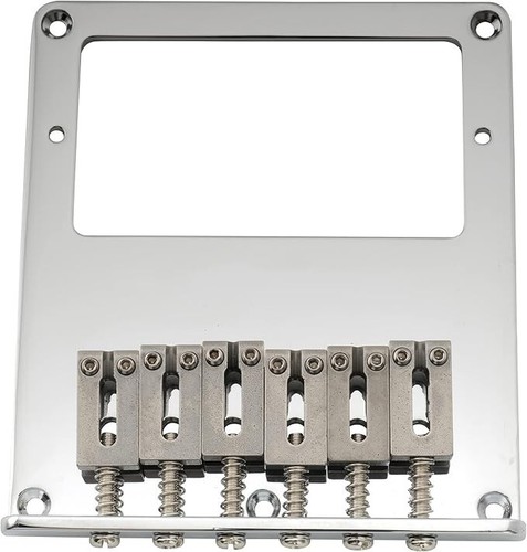 Tele style Guitar bridge w/ Humbucker, Modern 6-Saddle Stainless Steal