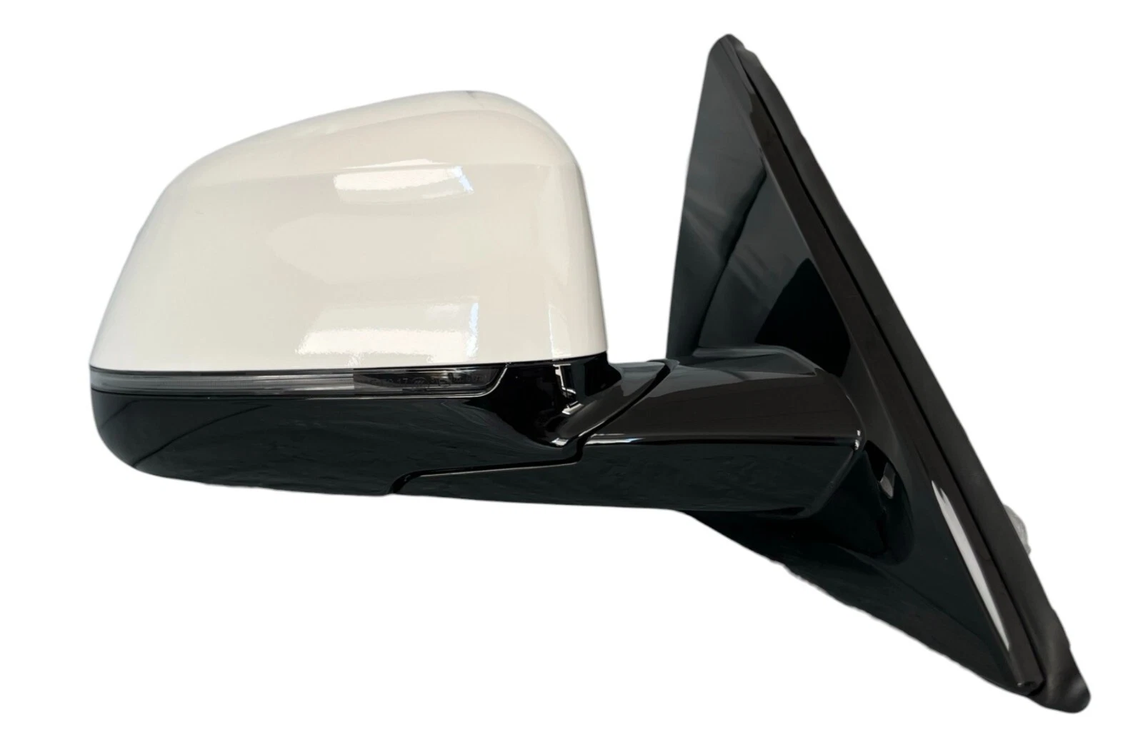 #168 WHITE RIGHT PASSENGER MIRROR WITH BLIND SPOT FOR BMW X5 2019 2020 2021-2023