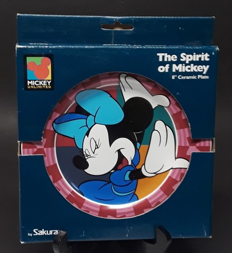 DISNEY MINNIE MOUSE Sakura Keramik Sammelteller 1998 OVP - Bild 3 von 4