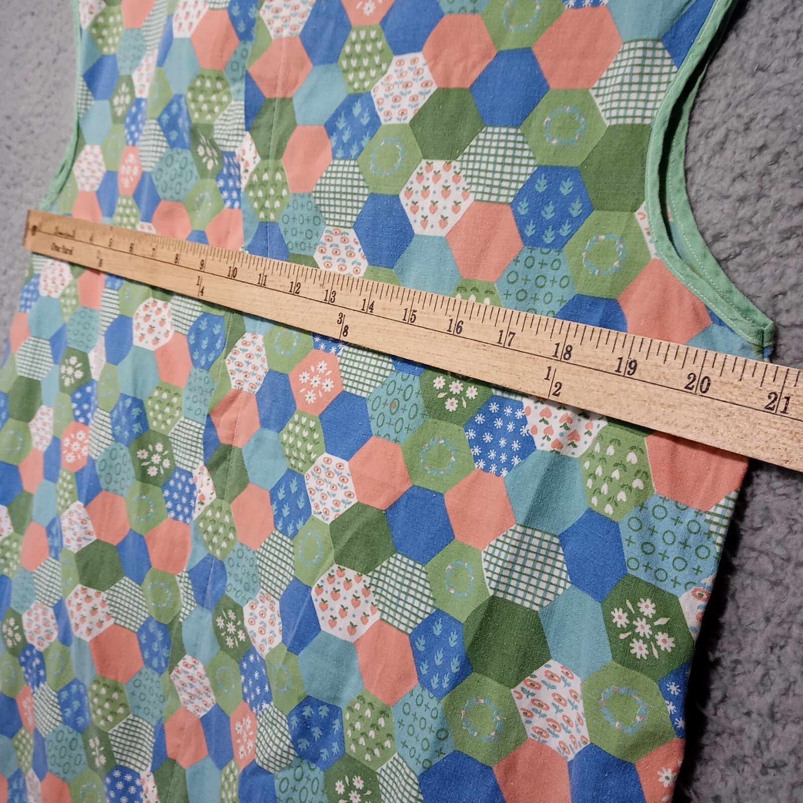 Vintage Womens Cobbler Apron Tie Back Smock One Size … Gem