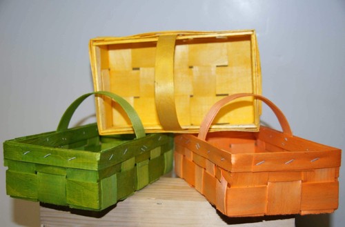 IBILI Panier Avec Anses Orange 23 X 23 X 10 Cm - Panier Étamé Pratique