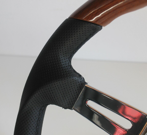 Steering Wheel fits for VW Wood Flat Bottom VW Beetle - Picture 5 of 8