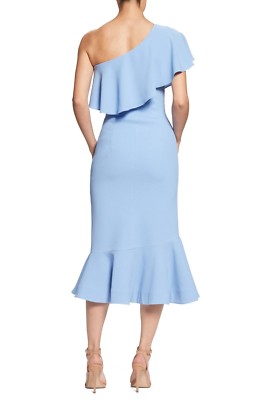 dress the population raquel Dress the Population | Dresses | Dress The Population Raquel One Shoulder Ruffle Mermaid Midi Dress Size