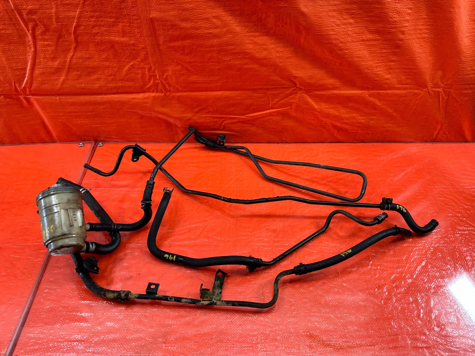 0608 ACURA TSX POWER STEERING RESERVOIR TANK W/ ALL ASSOCIATED LINES