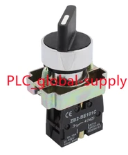 ZB2BE101C 1PC Latching 2 NO Three 3-Position Rotary Selector Switch  ZB2-BE101C