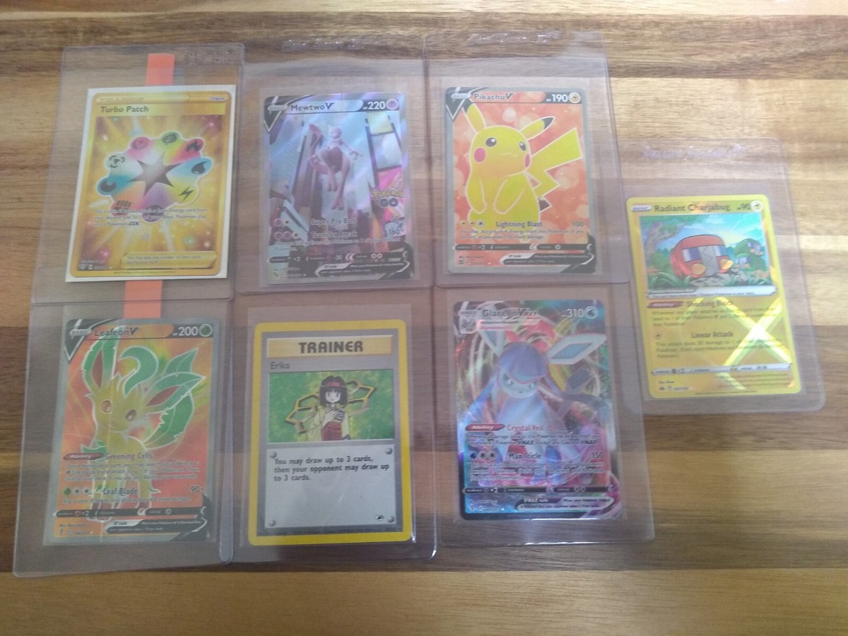 Error Lot 7 Pinched Layer Vintage Alt Art Full Art Secret Rare