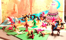 %% 27 Figuren Sammlung Western verschiedene Hersteller Höfler Matuba u.a.