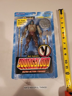 McFarlane Toys: New Youngblood Crypt Warrior w/ Weapons Ultra Action Figure NOSC