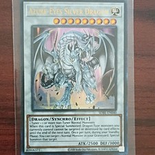 Konami Azure-Eyes Silver Dragon SDBE-EN040 Ultra Rare 1st Ed Dragon