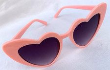 Cat Eye Sunglasses Heart Shaped Pink Women's Vintage Retro