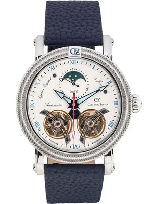 Carl von Zeyten CVZ0085WHS Mens Watch Schauinsland Automatic Limited 46mm 5ATM