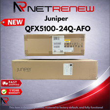 Juniper QFX5100-24Q-AFO Switch 24 Port 40G QSFP NEW
