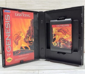 SEGA Genesis Model 3 MK-1461  Game Console Tested w/ Lion King Game - C4