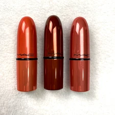 3 MAC Lipsticks Matte Little Darling Velvet Teddy Please Me NWOB