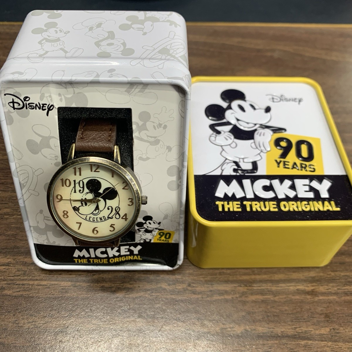 Disney Mickey Mouse 90th Anniversary Commemorative Watch NIB