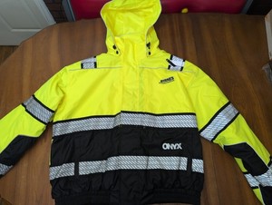 GSS Safety Hi Vis ONYX Ripstop 3-in-1 Mens 2XL Hooded Winter Parka Quilt Jacket