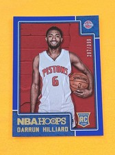 2015-16 Hoops #297 Darrun Hilliard Blue #/399 RC