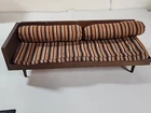 1958 Mattel Modern Furniture 'Studio Set' Bed/Sofa with Striped Cushion/Pillows