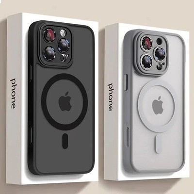 Magnetic Case For IPhone 16 14 13 15 12 11 Pro Max Plus Magsafe Shockproof