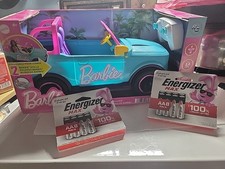 Barbie Hot Wheels RC SUV, Remote-Control Vehicle Jeep With Batteries